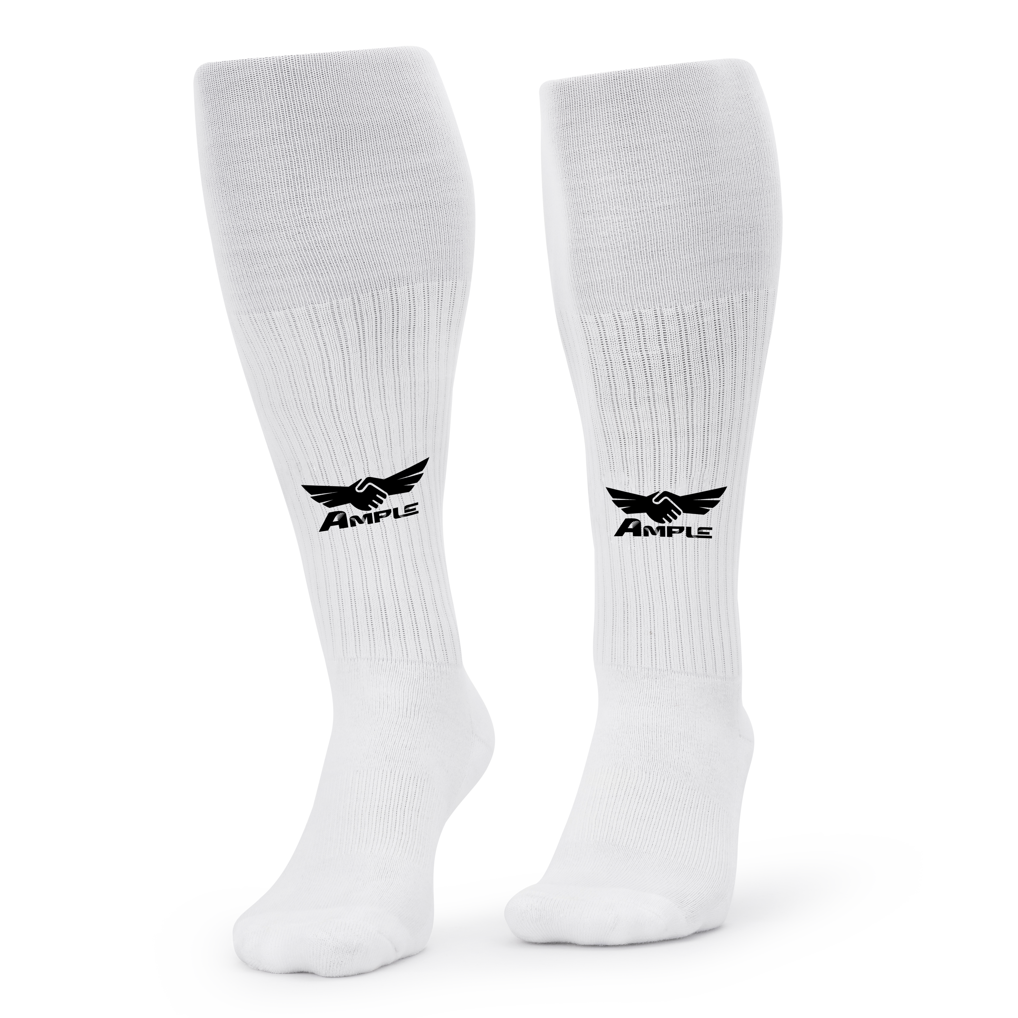 Ample Cricket Socks – White Edition