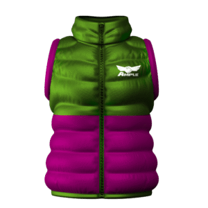 Ample Rugby Gilet – Green & Purple Edition