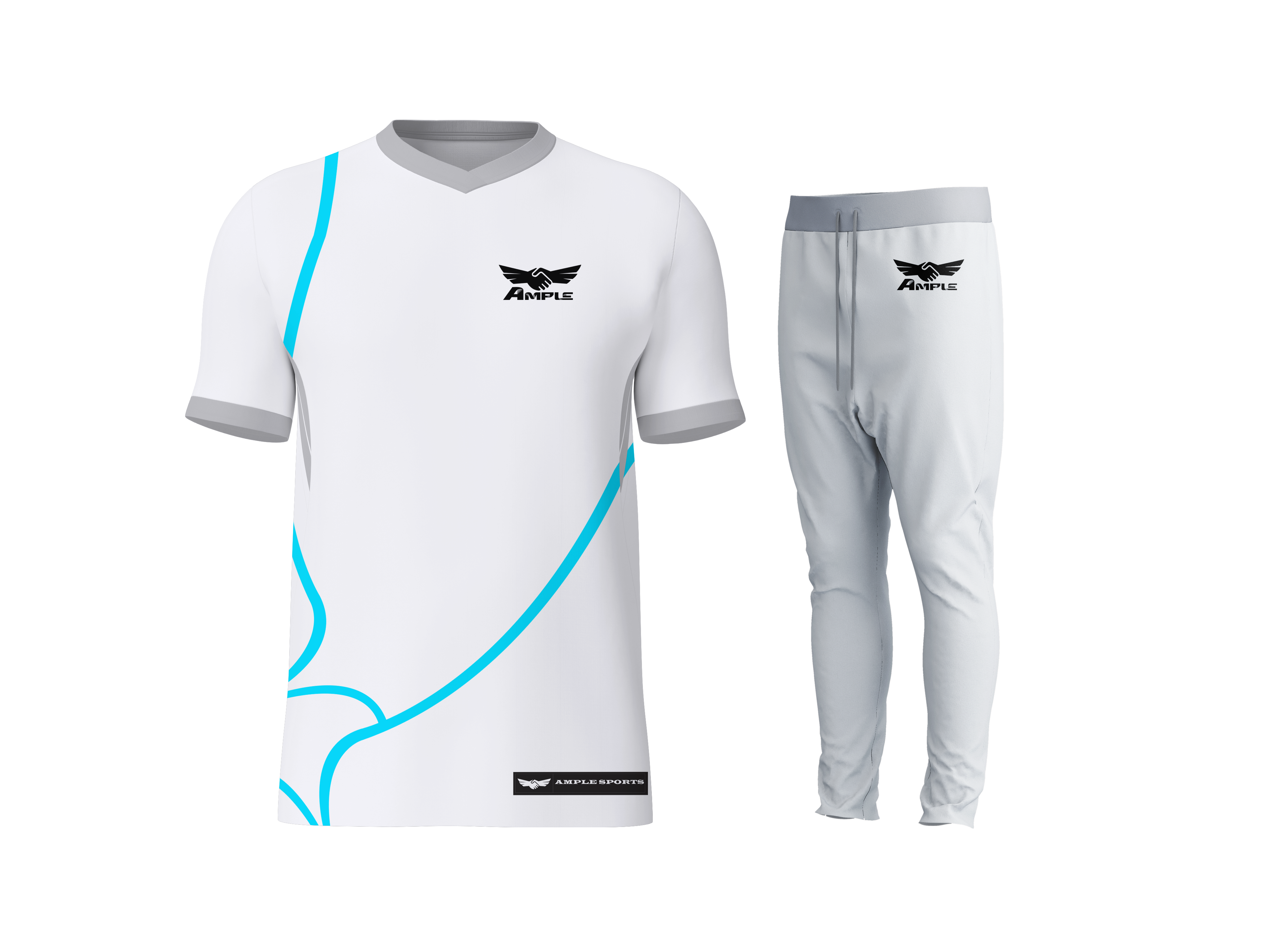 Ample Cricket White Kit 4