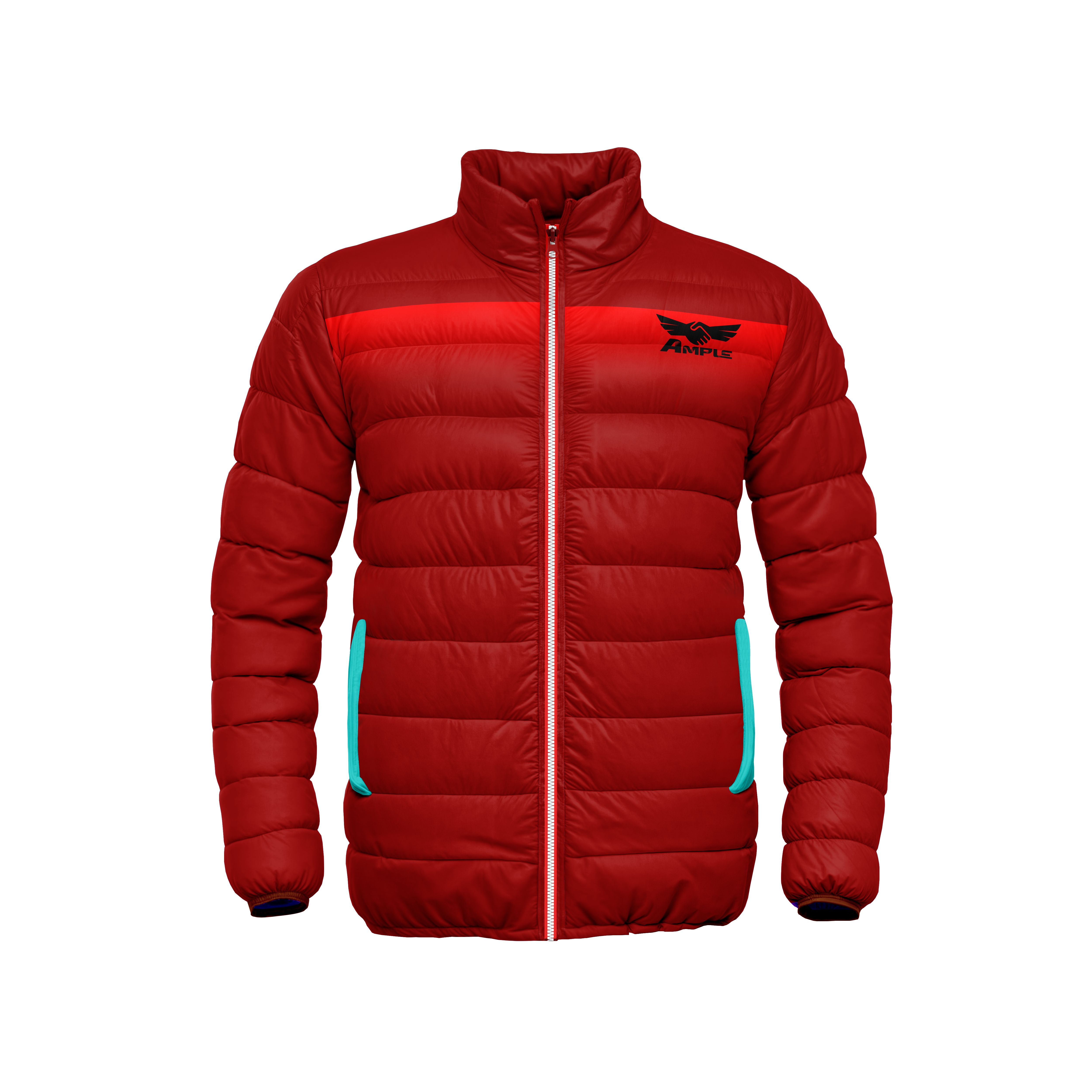 Ample Rugby Padded Jacket – Green & Yellow Edition