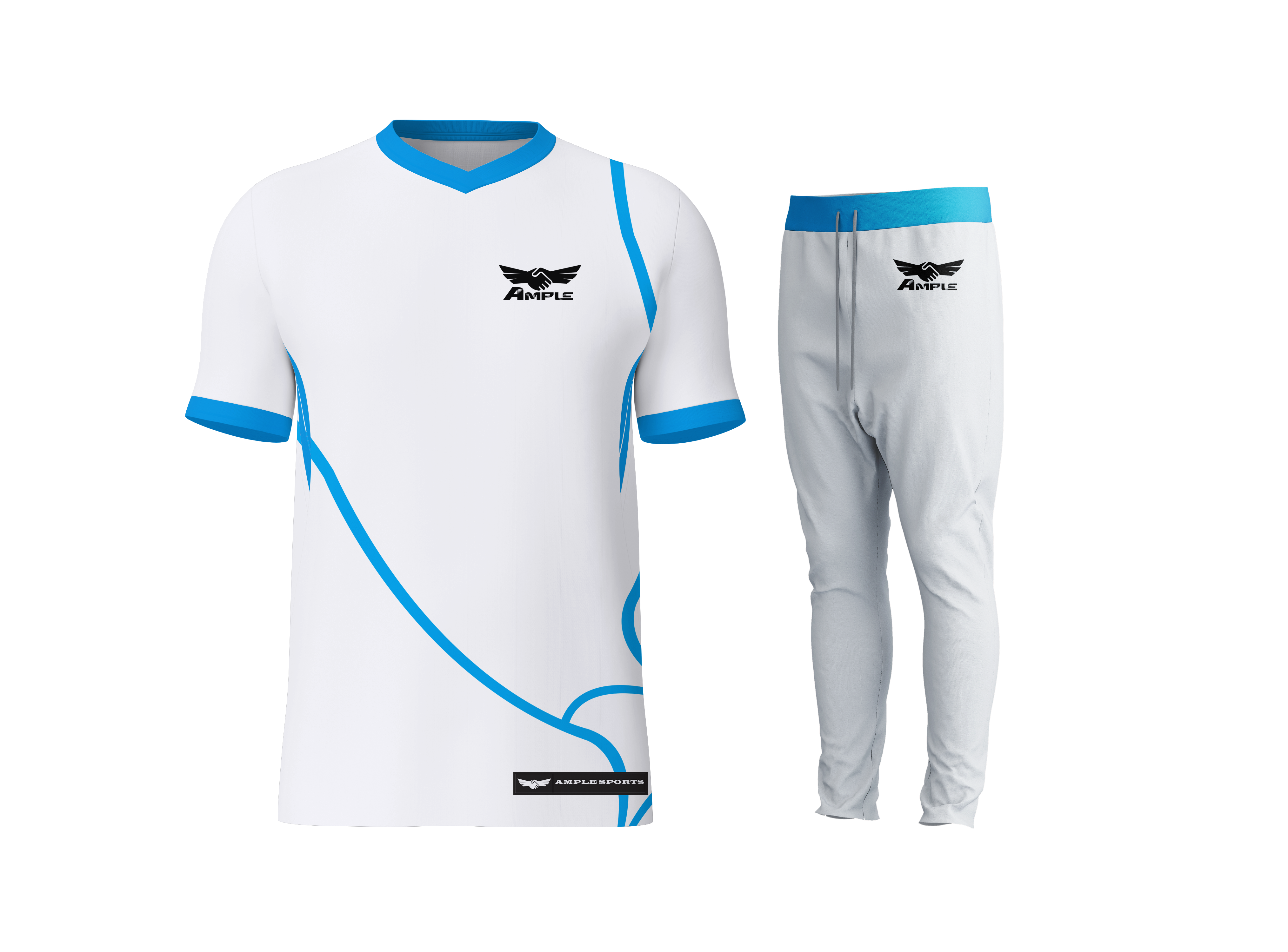 Ample Cricket White Kit 5