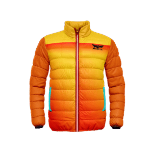 Ample Rugby Padded Jacket – Maroon & Silver Edition