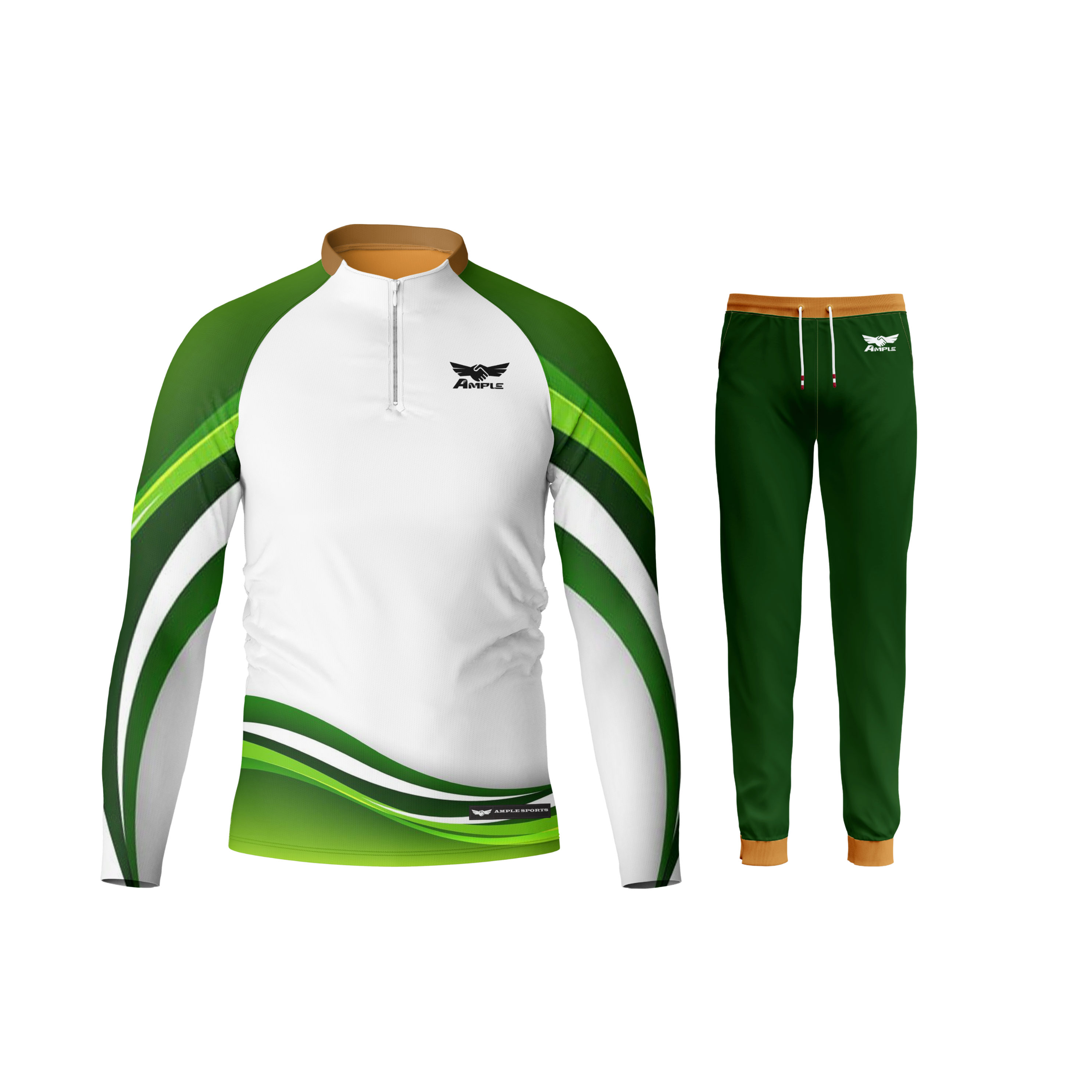 Ample Cricket Track Suit – Maroon & Silver Edition